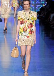 Вязаное платье вечернее от  Dolce & Gabbana короткое