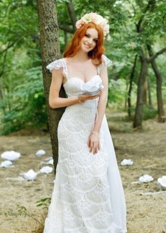 Вязаное свадебное платье Анны Радаевой