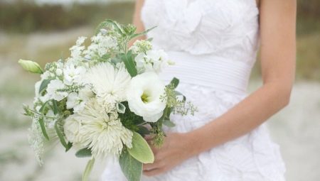 Как выбрать белый букет невесте?