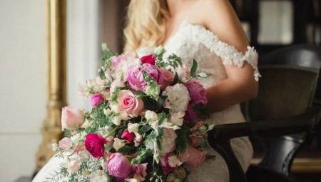 Каскадный букет невесты: советы по выбору цветов и варианты оформления