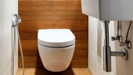 Ламинат в туалете: плюсы и минусы, выбор, примеры отделки