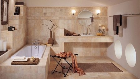 Плитка под камень для ванной: плюсы и минусы, виды, рекомендации по выбору
