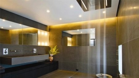Потолочные светильники в ванную комнату: разновидности, бренды и выбор