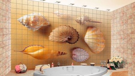 Разнообразие дизайна плитки с рисунками для ванной