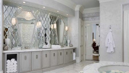 Зеркальная плитка в ванной: особенности, плюсы и минусы, рекомендации по выбору